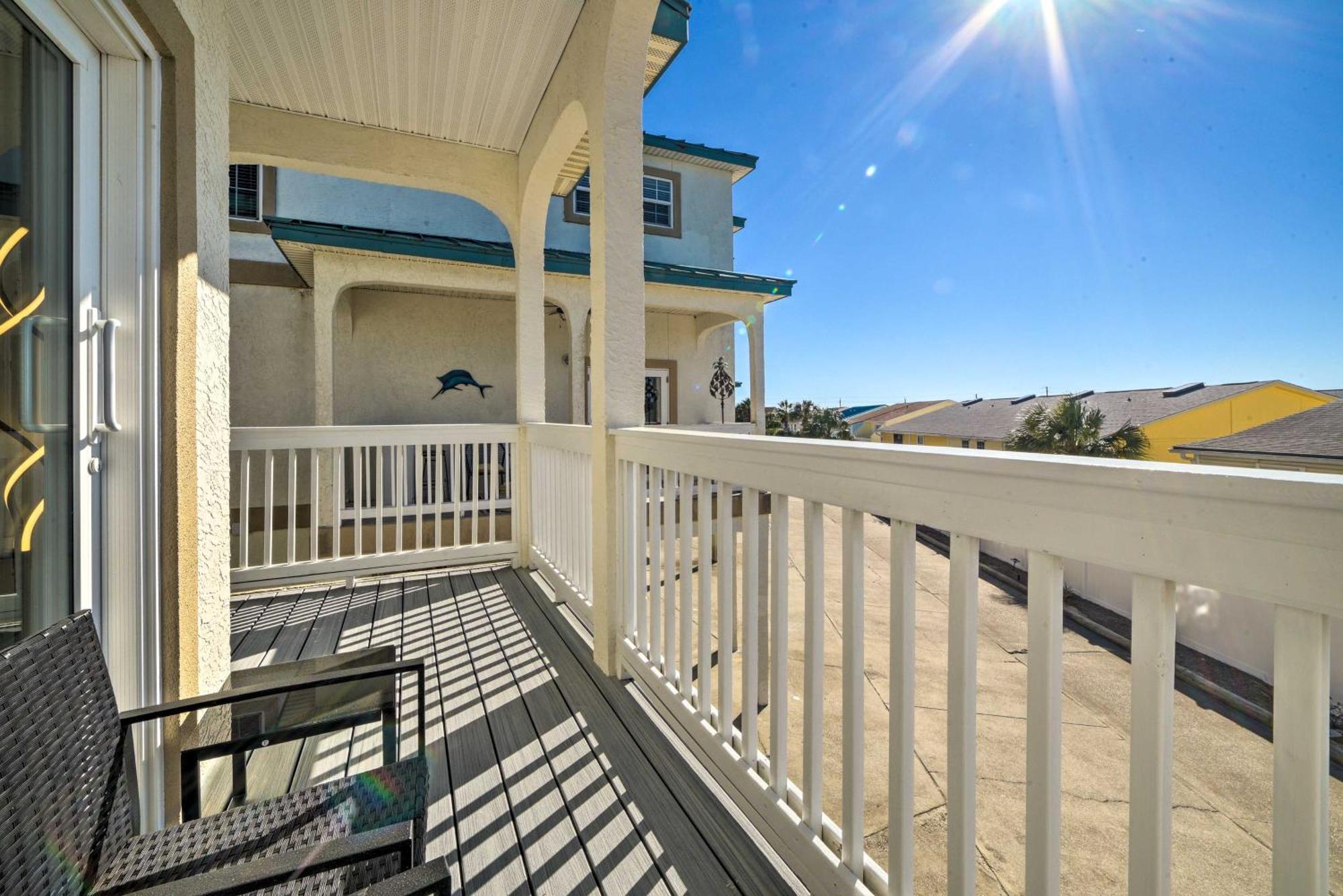 Sunny Pcb Home With Balcony Steps To The Beach! Panama City Beach Esterno foto
