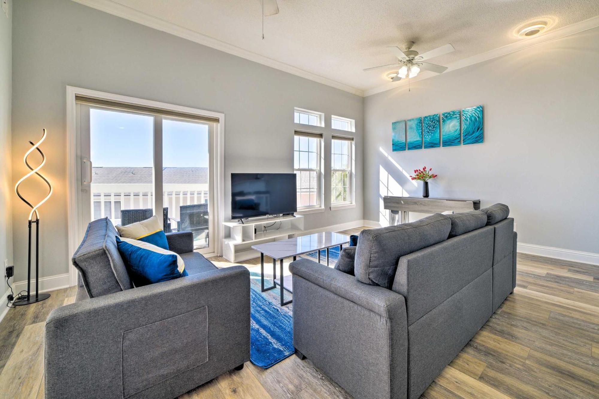 Sunny Pcb Home With Balcony Steps To The Beach! Panama City Beach Esterno foto
